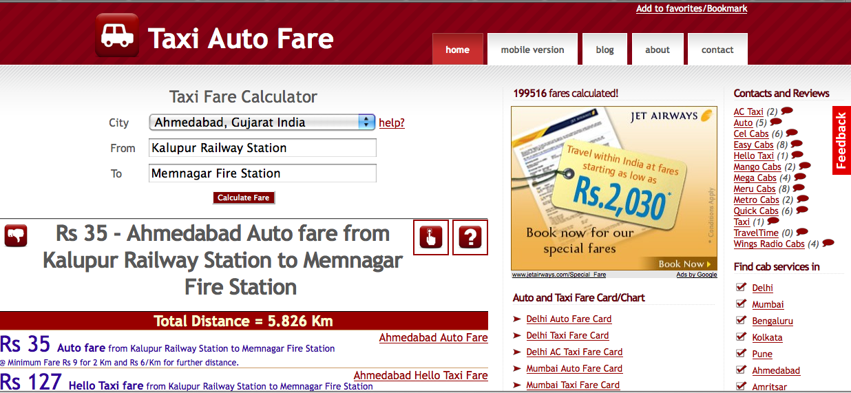 Good Site – TaxuAutoFare.com