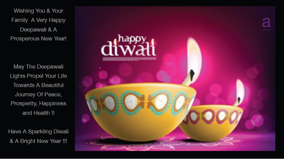 Happy Diwali And Prosperous New Year!